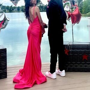 Hot Pink Prom Dress